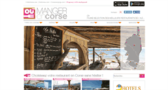Desktop Screenshot of oumangerencorse.com